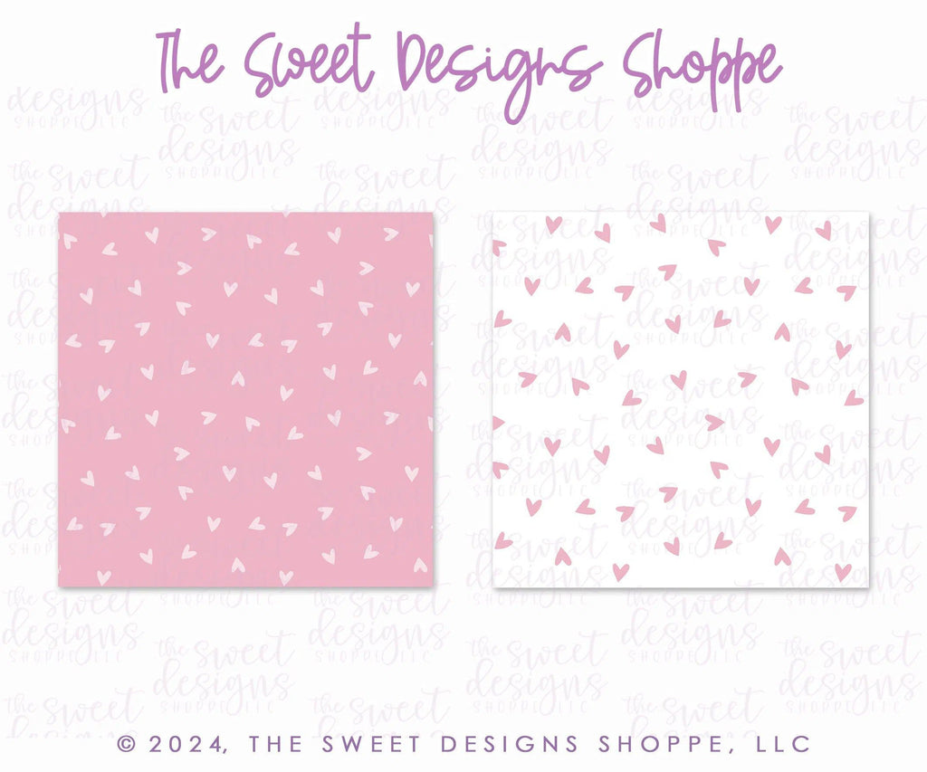 Printed Box Backer - Printed Box Backer : Pink Scattered Hearts - Set of 25 Backers ( Select Size) - The Sweet Designs Shoppe - TSDS - - ALL,back,backers,box backers,boxbacker,Clearance,Heart,Hearts,PrintedBoxBacker,Promocode,valentine,Valentine's