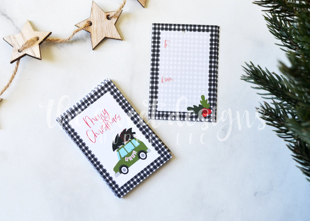 Printed TAG - Printed Tag: Merry Christmas 2" x 3" - Set of 25 Tags , Pre-punched hole. - Sweet Designs Shoppe - - ALL, Christmas, Christmas / Winter, Christmas Cookies, Clearance, Printed tag, Promocode, TAG, Tags