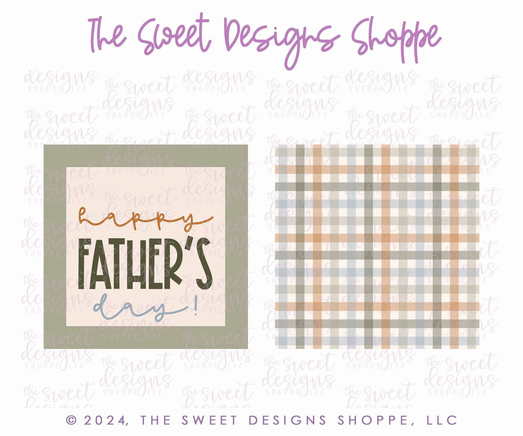 Printed TAG - Printed Tags: "happy FATHER's day" 2" x 2" - Set of 25 Tags , Pre-punched hole. - Sweet Designs Shoppe - - ALL, Father, father's day, grandfather, Printed tag, Promocode, TAG, Tags