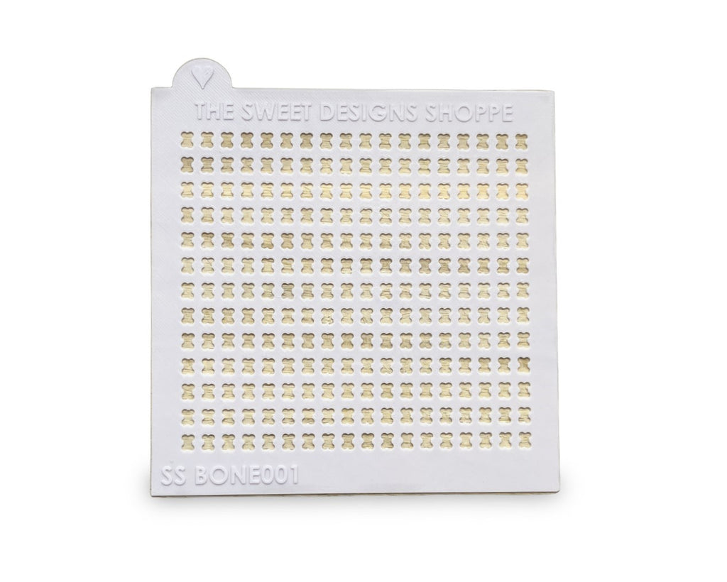 Sprinkle Stencil - Bone - 5.7mm x 4.4mm Bone Size - 0.5mm Thickness - Sprinkle Stencil - The Sweet Designs Shoppe - TSDS - - ALL,Animal,Animals,Animals and Insects,Basic Shapes,halloween,Promocode,Sprinkle Stencil,STL