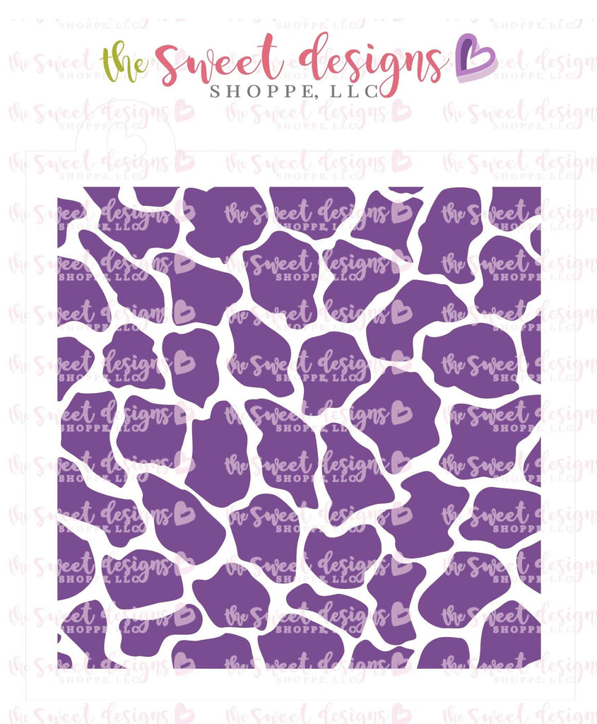 Stencils - Animal Print Giraffe Stencil - The Sweet Designs Shoppe - TSDS - - ALL,Animal,animal print,Animals,Basic Shapes,Clearance,giraffe,pattern,patterns,Promocode,Stencil