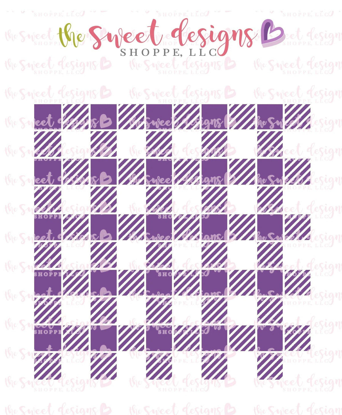 Stencils - Buffalo Plaid Stencil - The Sweet Designs Shoppe - TSDS - - ALL,Basic Shapes,Buffalo Plaid,Fall / Thanksgiving,lines,Lumberjack,patterns,Promocode,Stencil,stripes