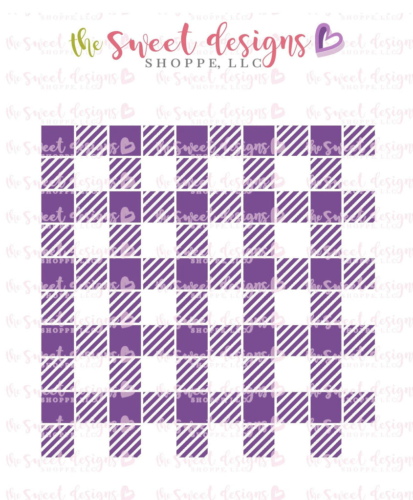 Stencils - Buffalo Plaid Stencil - The Sweet Designs Shoppe - TSDS - - ALL,Basic Shapes,Buffalo Plaid,Fall / Thanksgiving,lines,Lumberjack,patterns,Promocode,Stencil,stripes