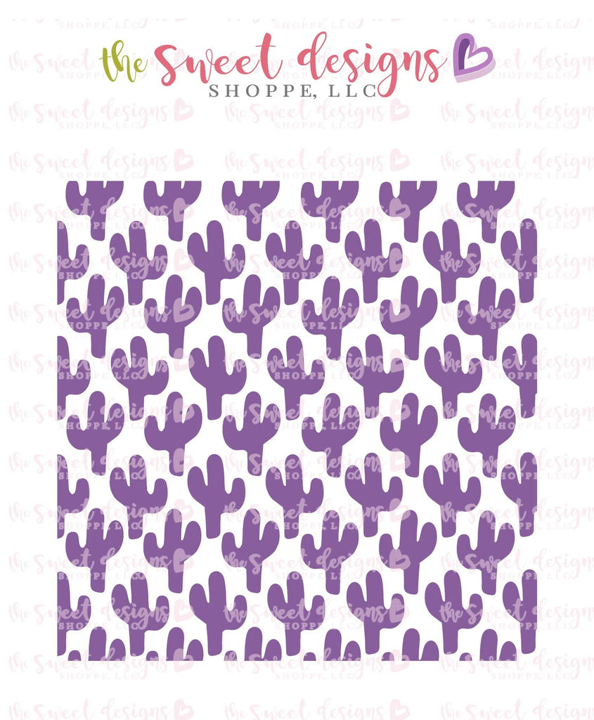 Stencils - Cactus Stencil - The Sweet Designs Shoppe - 5-1/2" x 5-1/2 - ALL, Cactus, floral, flowers, Promocode, Stencil, summer