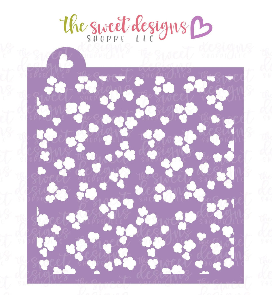 Stencils - Easter Flowery Pattern (Set of 2) - Stencils - Sweet Designs Shoppe - Regular 5-1/2" x 5-1/2" - ALL, easter, Easter / Spring, Flower, Flowers, Heart, Hearts, Leaves and Flowers, pattern, patterns, Promocode, Spring, Stencil, Trees Leaves and Flowers, Woodlands Leaves and Flowers