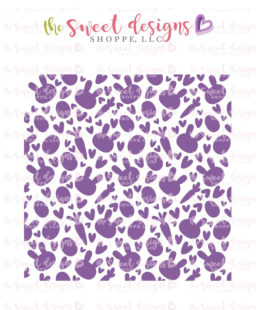Stencils - Easter Stencil - Sweet Designs Shoppe - Standard 5-1/2" x 5-1/2 (Wording Size 4-3/4" Tall x 4-3/4" Wide) - 2022EasterTop, ALL, Easter, Easter / Spring, Fruits and Vegetables, Promocode, Spring, Stencil