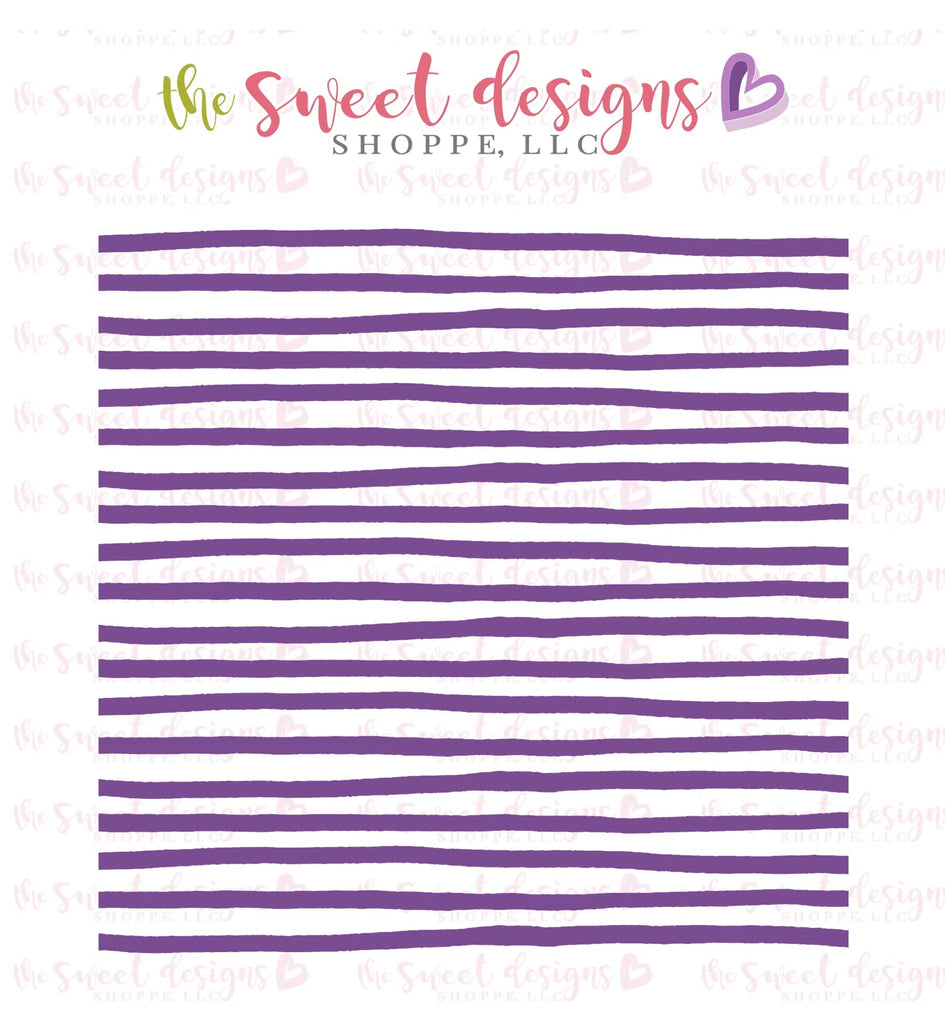 Stencils - Free Hand Stripes Scale #1 - Stencil - Sweet Designs Shoppe - Regular 5-1/2" x 5-1/2 - ALL, Basic Shapes, Clearance, lines, patterns, Promocode, Stencil, stripes