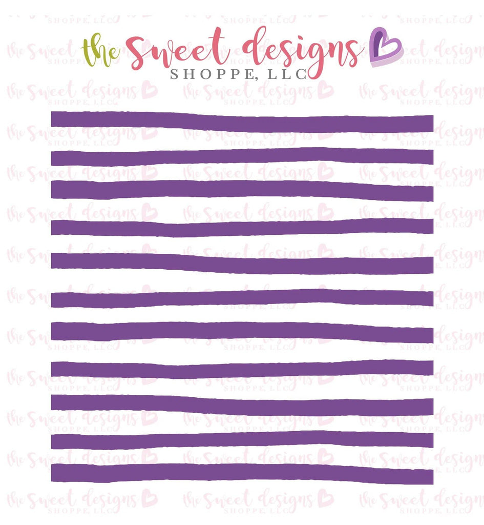 Stencils - Free Hand Stripes Scale #2 - Stencil - The Sweet Designs Shoppe - Regular 5-1/2" x 5-1/2 - ALL, Basic Shapes, Clearance, lines, patterns, Promocode, Stencil, Stripes