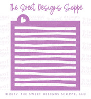 Stencils - Free Hand Stripes Scale #2 - Stencil - The Sweet Designs Shoppe - TSDS - - ALL,Basic Shapes,Clearance,lines,patterns,Promocode,Stencil,Stripes