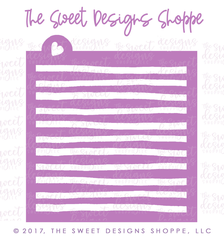 Stencils - Free Hand Stripes Scale #2 - Stencil - The Sweet Designs Shoppe - TSDS - - ALL,Basic Shapes,Clearance,lines,patterns,Promocode,Stencil,Stripes