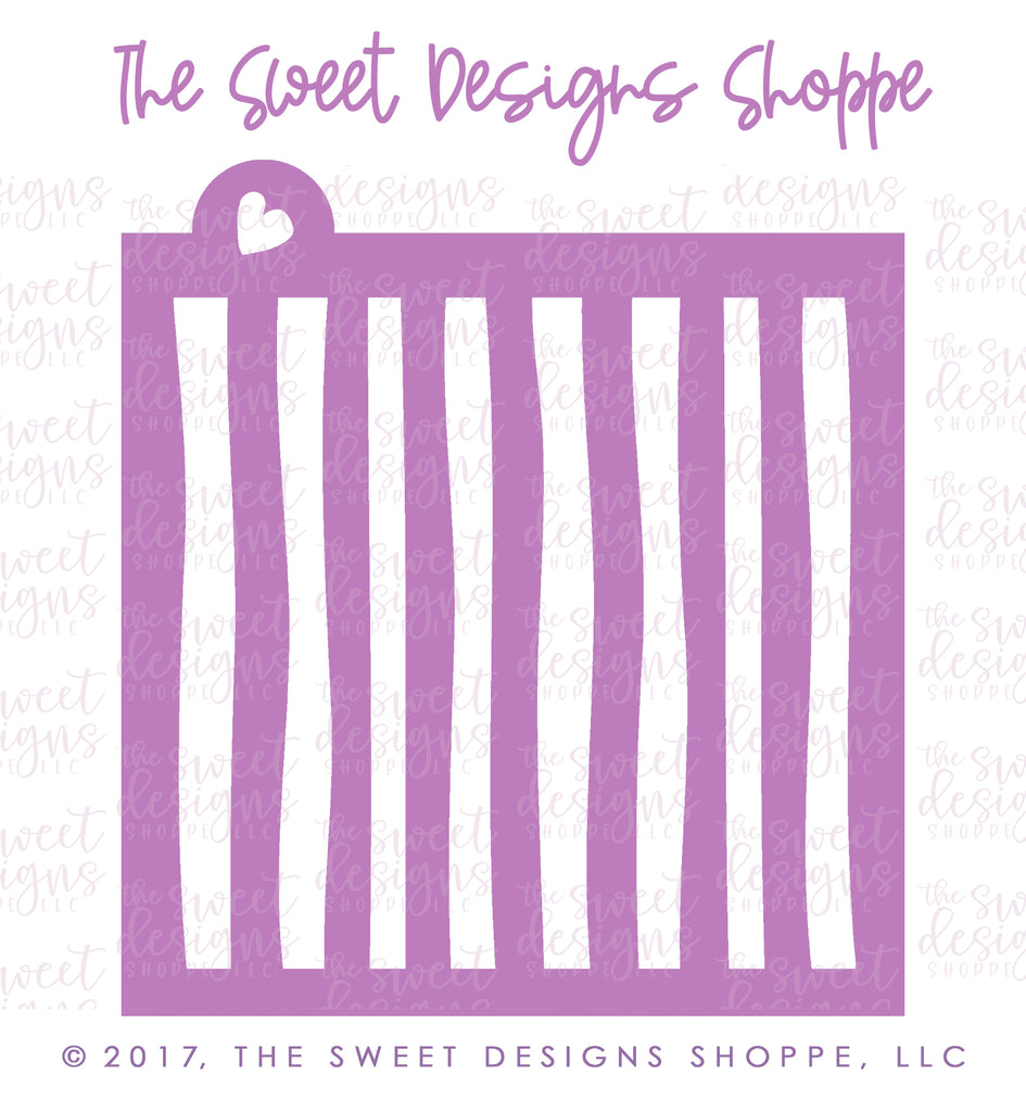 Stencils - Free Hand Stripes Scale #3 - Stencil - The Sweet Designs Shoppe - TSDS - - ALL,Basic Shapes,Clearance,lines,patterns,Promocode,Stencil,stripes