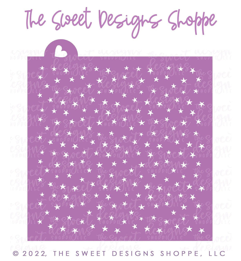Stencils - Funky Small Stars Pattern - Stencil - The Sweet Designs Shoppe - TSDS - - 4th,4th July,4th of July,ALL,background,Christmas / Winter,Fall / Thanksgiving,Fall Halloween,halloween,Halloween / Fall / Thanksgiving,night,Patriotic,pattern,patterns,Promocode,school,sky,Star,stars,Stencil,USA,Winter