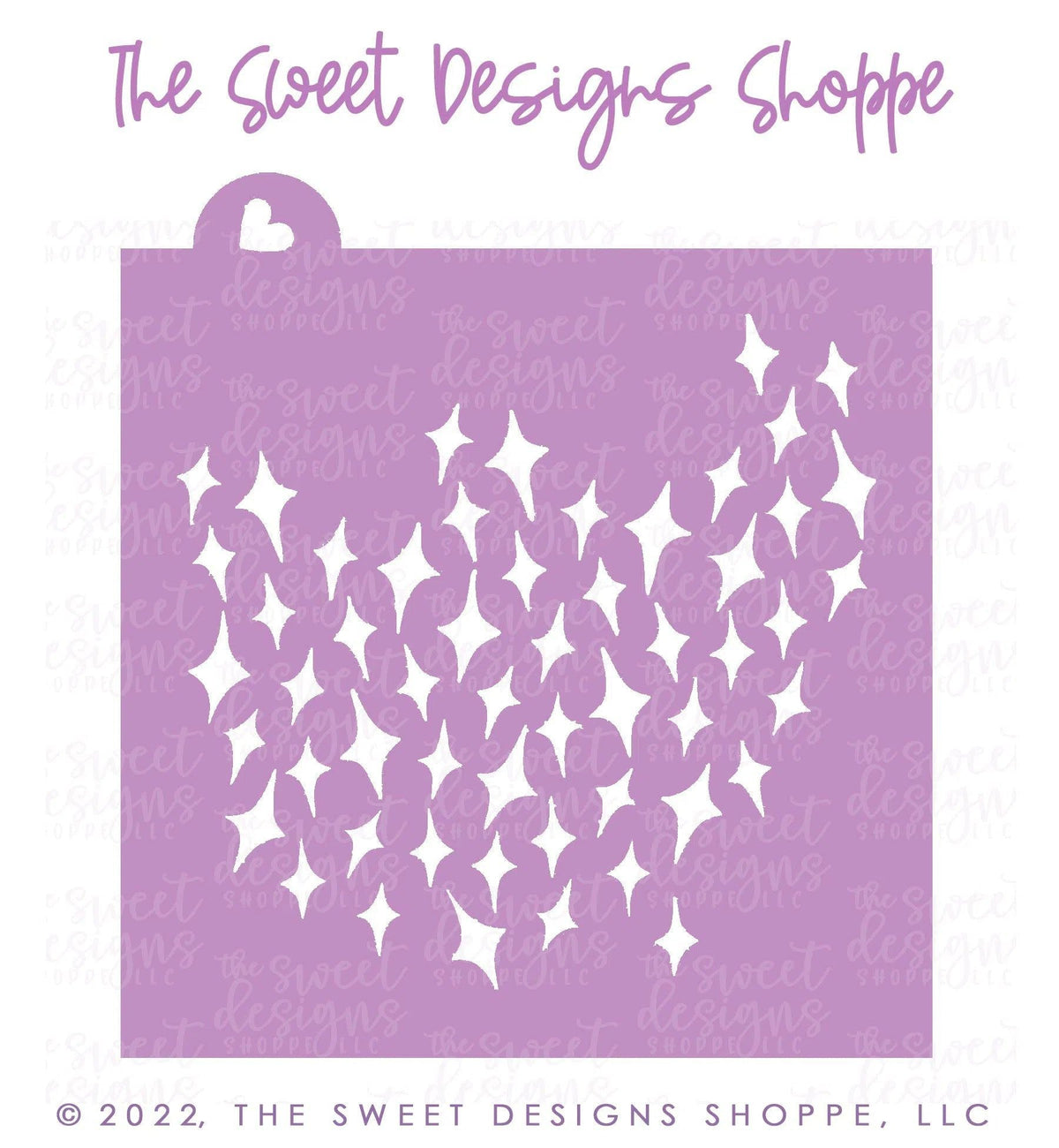 Stencils - Ghostly Stars - Stencil - The Sweet Designs Shoppe - TSDS - - ALL,Christmas / Winter,halloween,Melissa Paige,missypsweets,night,pattern,patterns,Promocode,Star,stars,Stencil,Winter