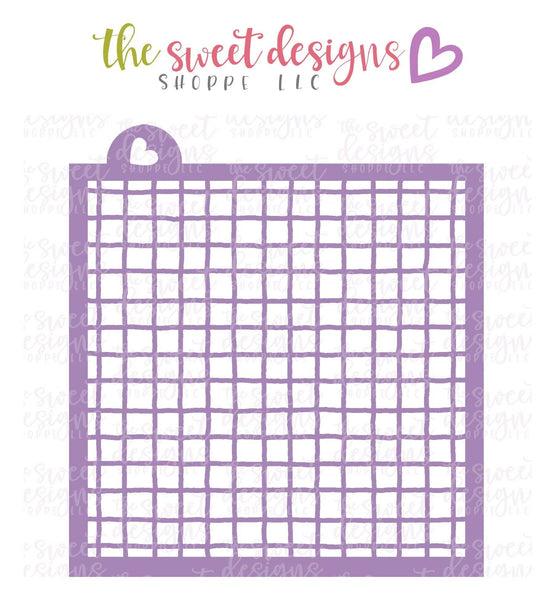 Product Type: Stencils - Name: Grid Pattern - Stencil – The Sweet ...