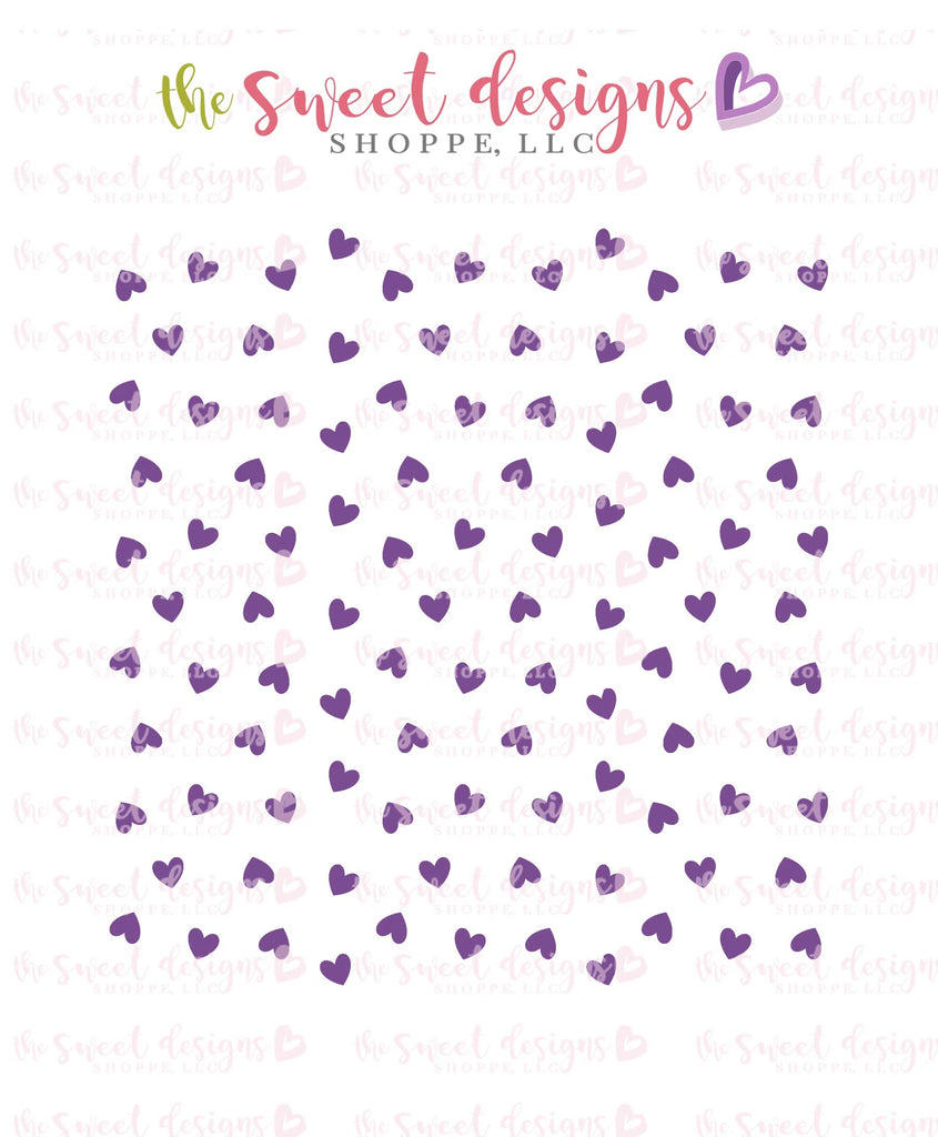 Stencils - Hearts #7 Stencil - Sweet Designs Shoppe - Regular 5-1/2" x 5-1/2" - ALL, Basic Shapes, Hearts, patterns, Promocode, Stencil, Valentines