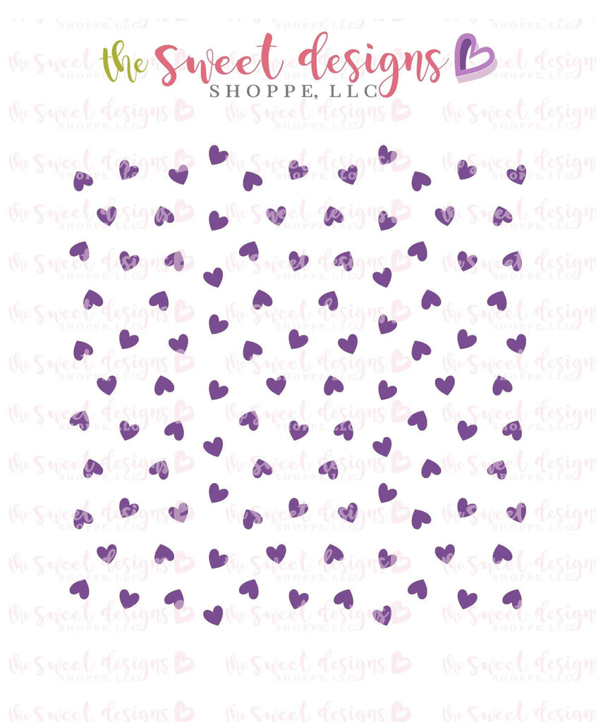 Stencils - Hearts #7 Stencil - The Sweet Designs Shoppe - Regular 5-1/2" x 5-1/2" - ALL, Basic Shapes, Hearts, patterns, Promocode, Stencil, Valentines