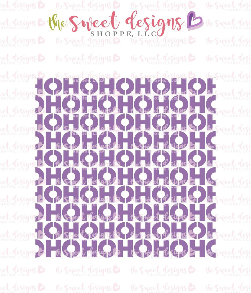 Stencils - HO HO HO Stencil Pattern - The Sweet Designs Shoppe - TSDS - - ALL,Christmas,Christmas / Winter,Promocode,Stencil