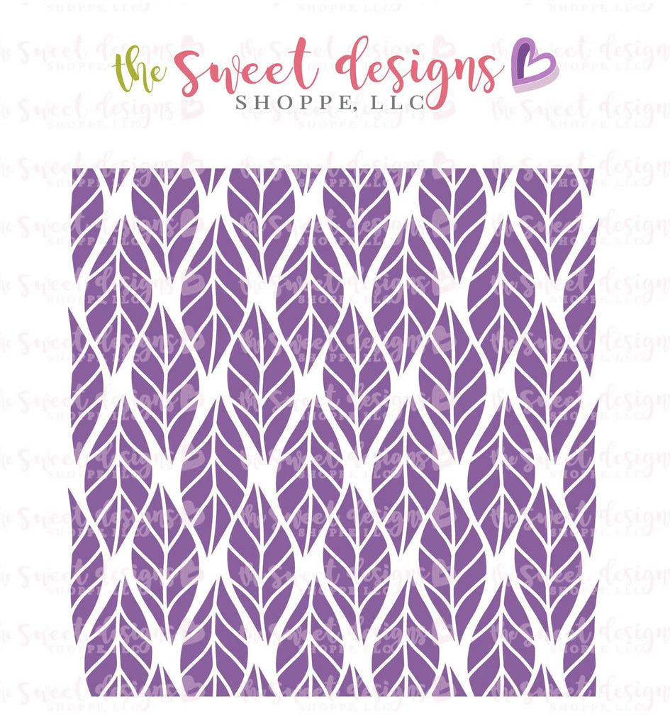 Stencils - Leaf Pattern Stencil - The Sweet Designs Shoppe - TSDS - - ALL,Fall / Thanksgiving,Promocode,Stencil