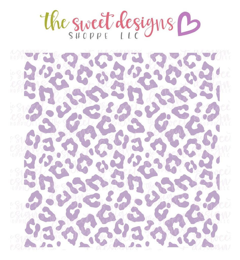 Stencils - Leopard Pattern (Set of 2) - Stencil - Sweet Designs Shoppe - Regular 5-1/2" x 5-1/2" (Set of 2 Stencils) - ALL, Animal, Animals, background, Clearance, jungle animals, pattern, patterns, Promocode, safari animals, Stencil