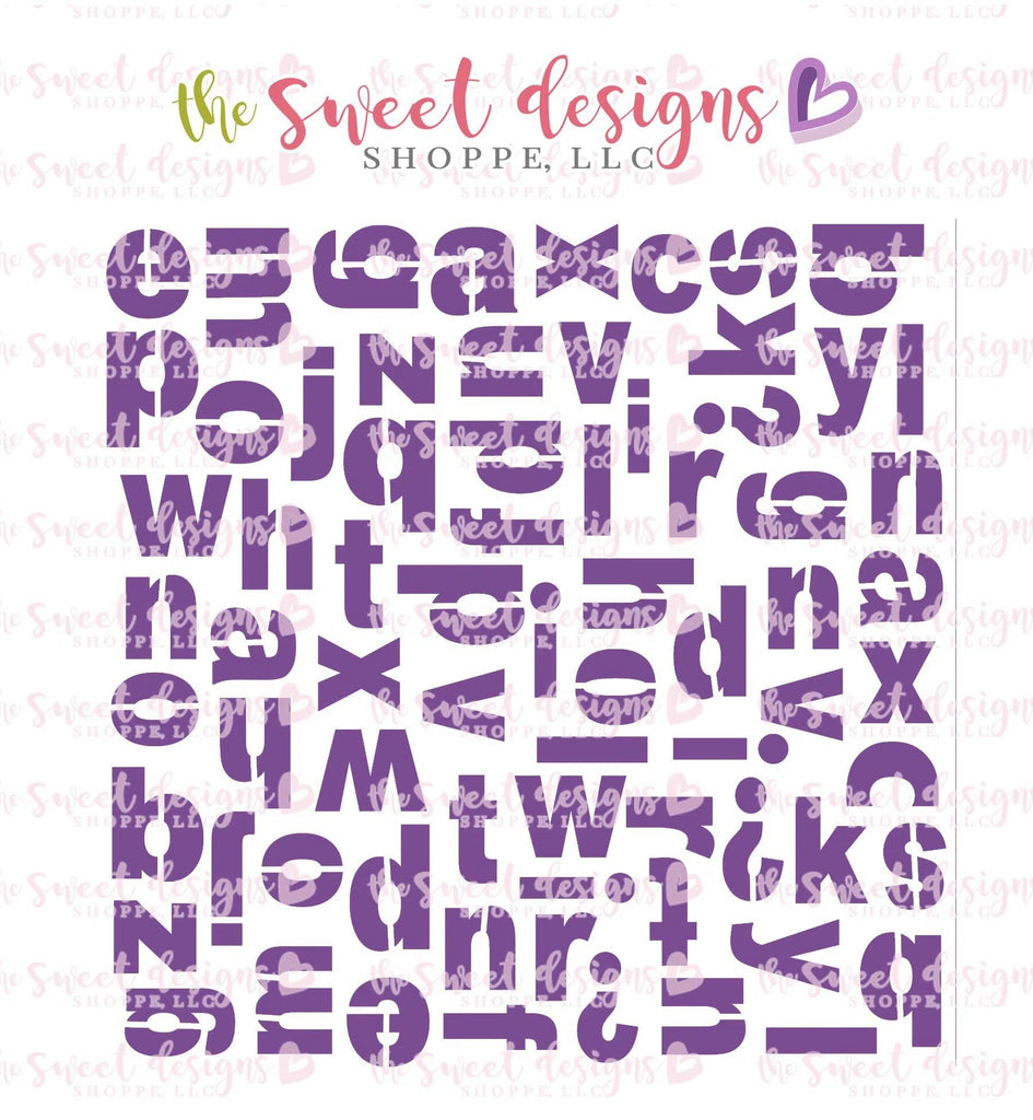 Stencils - Letters Stencil - The Sweet Designs Shoppe - Regular 5-1/2" x 5-1/2 - ALL, Basic Shapes, patterns, Promocode, School, School / Graduation, Stencil