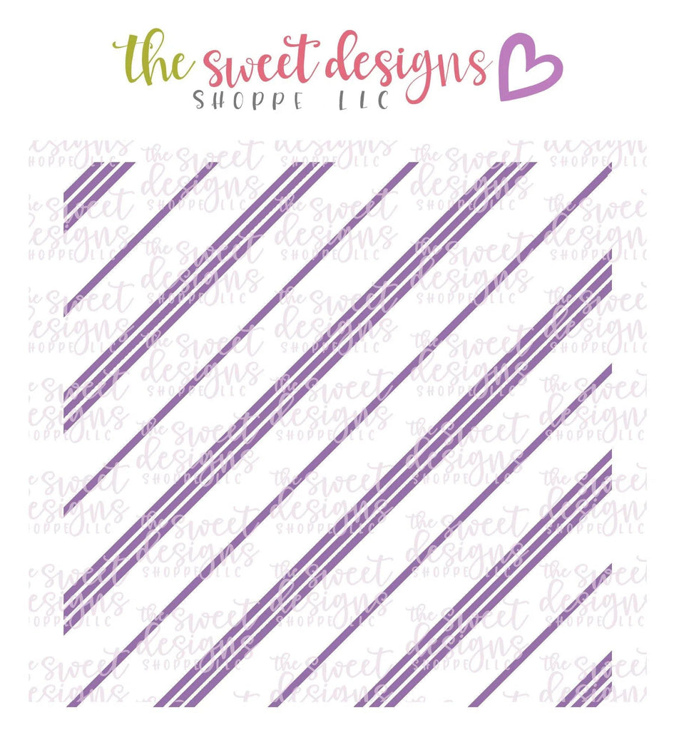 Stencils - Plaid - Diagonals (Set of 2) - Stencils - The Sweet Designs Shoppe - TSDS - - ALL,background,Christmas / Winter,Fall / Thanksgiving,lines,pattern,patterns,Promocode,school,Stencil,stripes