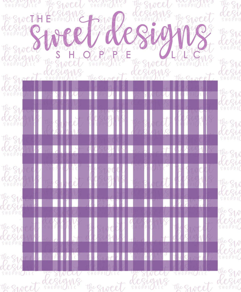 Stencils - Plaid Layered Stencils ( Set of 2 Stencils) V2 - The Sweet Designs Shoppe - Regular 5-1/2" x 5-1/2 - ALL, Christmas, Christmas / Winter, ChristmasTop15, Fall / Thanksgiving, halloween, Halloween set, Halloween Sets, lines, pattern, Plaid, Promocode, school, Stencil, stripes