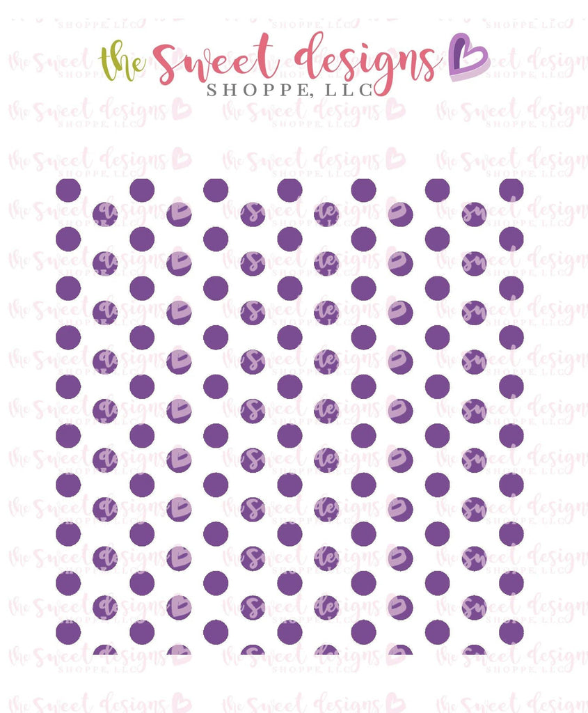Stencils - Polkadot #1 Stencil - The Sweet Designs Shoppe - TSDS - - ALL,Basic Shapes,dots,pattern,polkadots,Promocode,Stencil