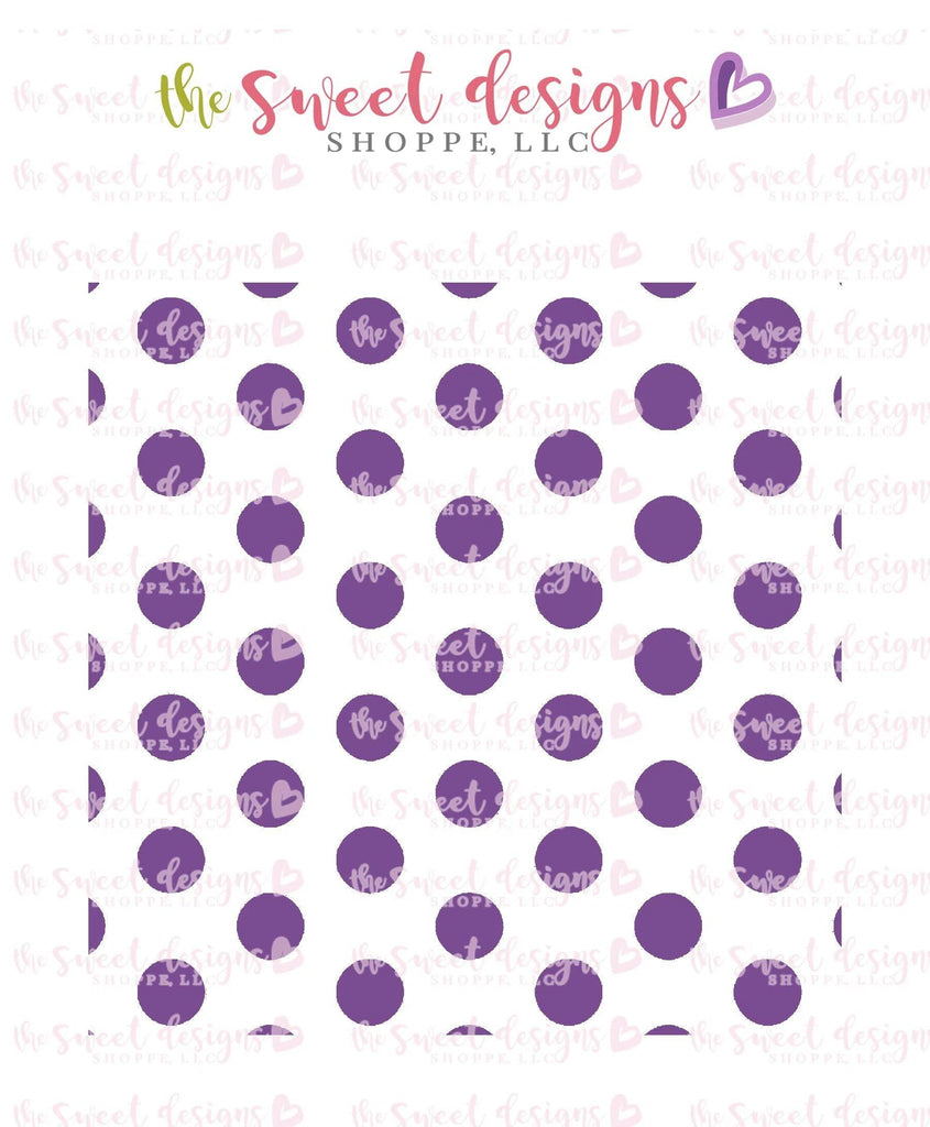 Stencils - Polkadot #2 Stencil - The Sweet Designs Shoppe - TSDS - - ALL,Basic Shapes,dots,pattern,patterns,polkadots,Promocode,Stencil