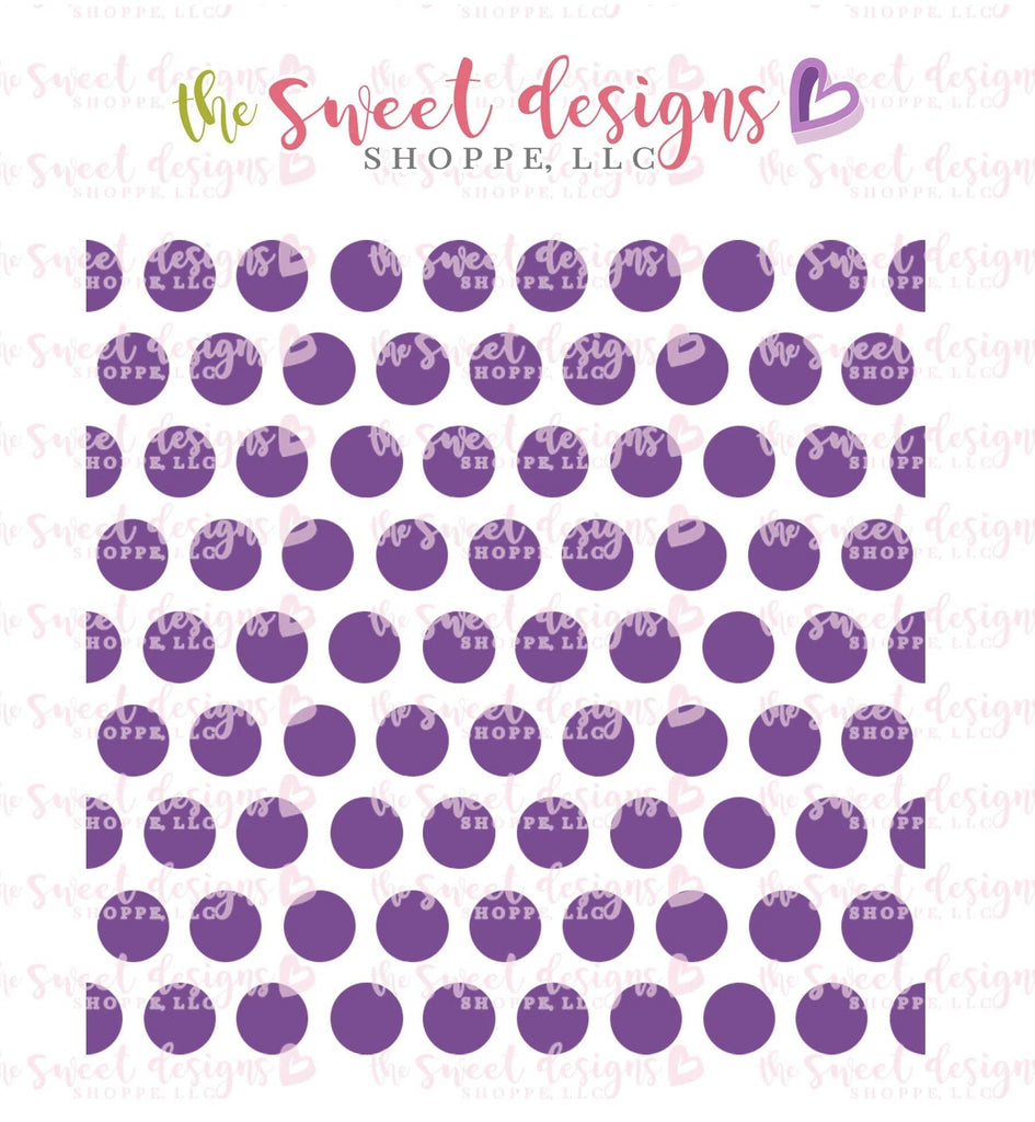 Stencils - Polkadot #4 Stencil - The Sweet Designs Shoppe - TSDS - - ALL,Basic Shapes,Clearance,dots,pattern,polkadots,Promocode,Stencil