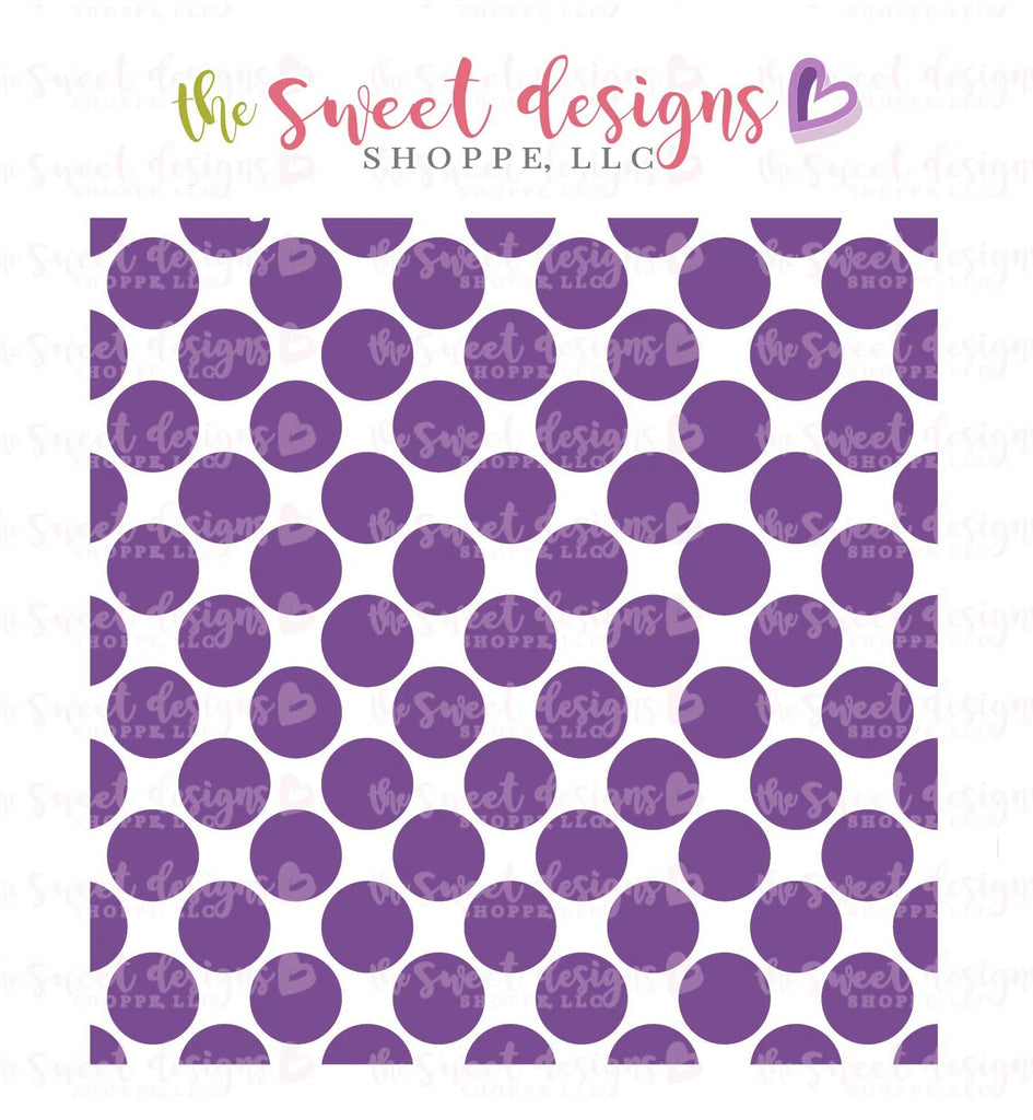 Stencils - Polkadot #5 Stencil - The Sweet Designs Shoppe - TSDS - - ALL,Basic Shapes,Clearance,dots,pattern,polkadots,Promocode,Stencil