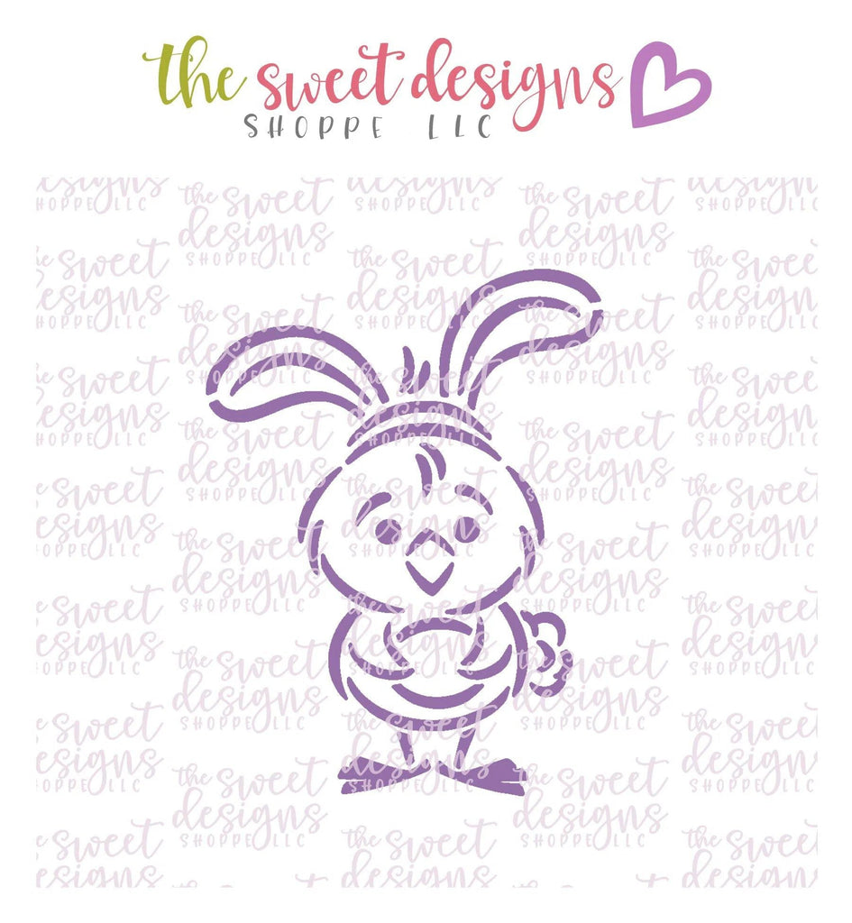 Stencils - PYOC Stencil - Bunny Chick - Stencil - The Sweet Designs Shoppe - TSDS - - ALL,Animal,Animals,Easter,Easter / Spring,Promocode,PYO,PYOC,Stencil