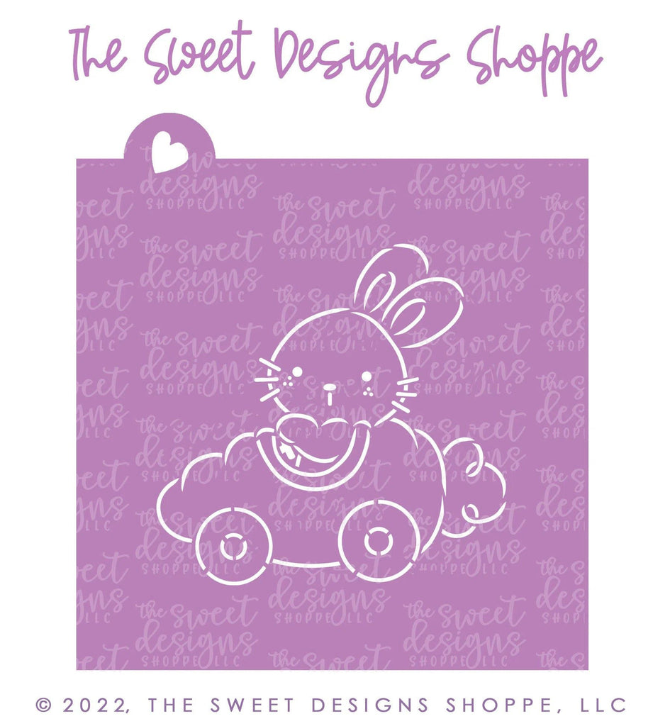 Stencils - PYOC Stencil - Bunny in Carrot - Stencil - The Sweet Designs Shoppe - TSDS - - ALL,Animal,Animals,drawn with character,Easter,Easter / Spring,Fantasy,Kids / Fantasy,Promocode,PYO,PYOC,Stencil