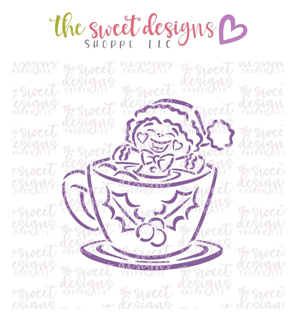 Stencils - PYOC Stencil - Ginger Boy - Stencil - The Sweet Designs Shoppe - TSDS - - ALL,Christmas,Christmas / Winter,drawn with character,Ginger boy,Ginger bread,Ginger girl,gingerbread,krista Heij-Barber,nature,Promocode,PYO,PYOC,Stencil