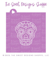 Stencils - PYOC Stencil - Sugar Skull - Stencil - The Sweet Designs Shoppe - TSDS - - ALL,calaca,Day of the dead,dia de los muertos,Dia de Muertos,halloween,Promocode,PYO,PYOC,Stencil