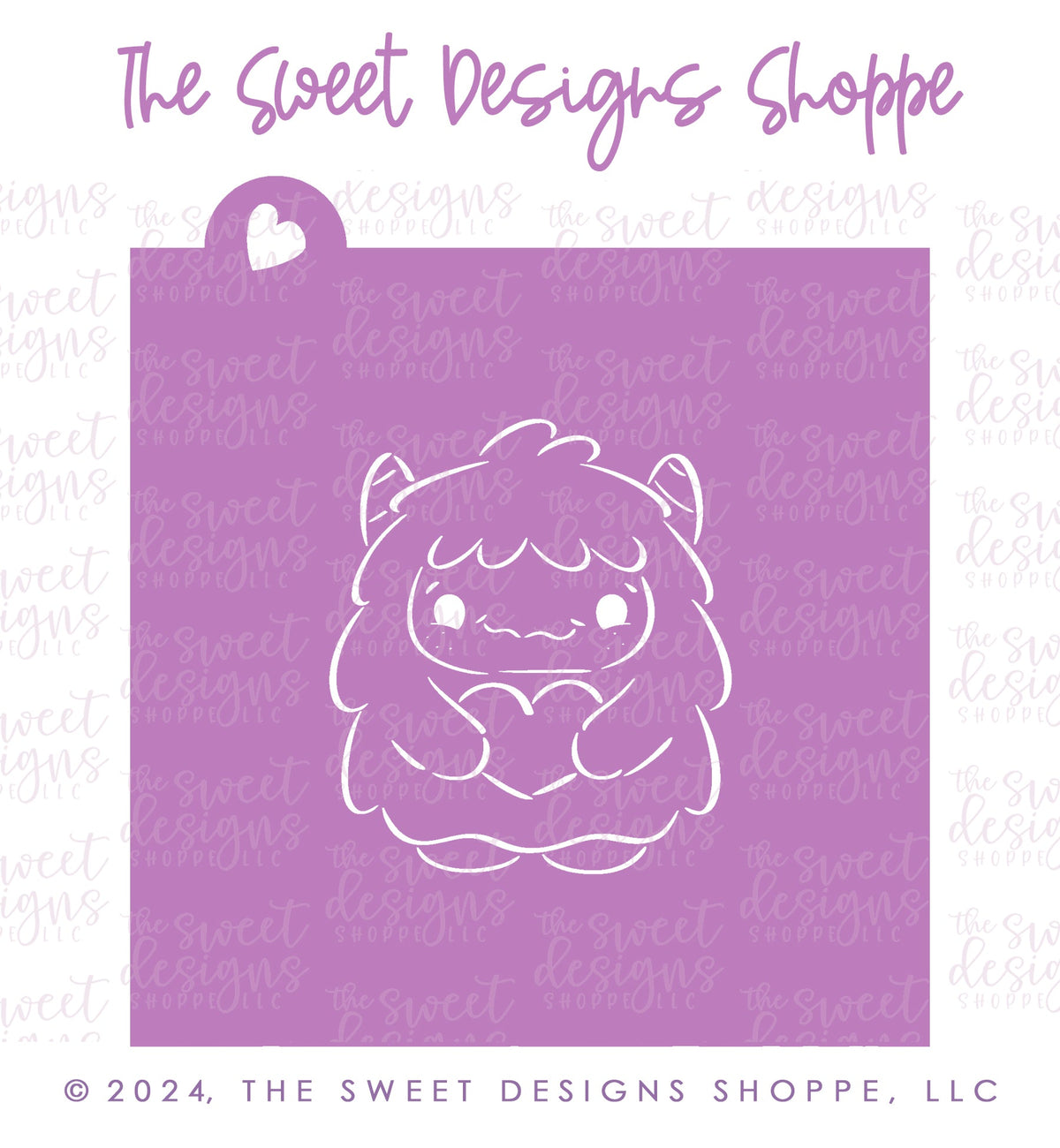 Stencils - PYOC Yeti - Stencil - The Sweet Designs Shoppe - TSDS - - ALL,Animal,Animals,Animals and Insects,Promocode,PYO,PYOC,Stencil,valentine,Valentines