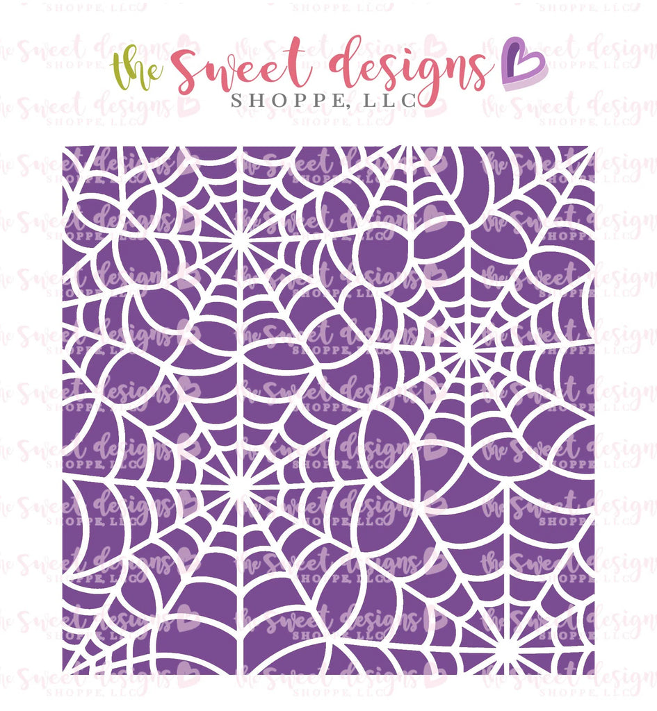 Stencils - Spider Web Stencil - Sweet Designs Shoppe - Regular 5-1/2" x 5-1/2 - 2021Top15, ALL, Halloween, patterns, Promocode, Stencil
