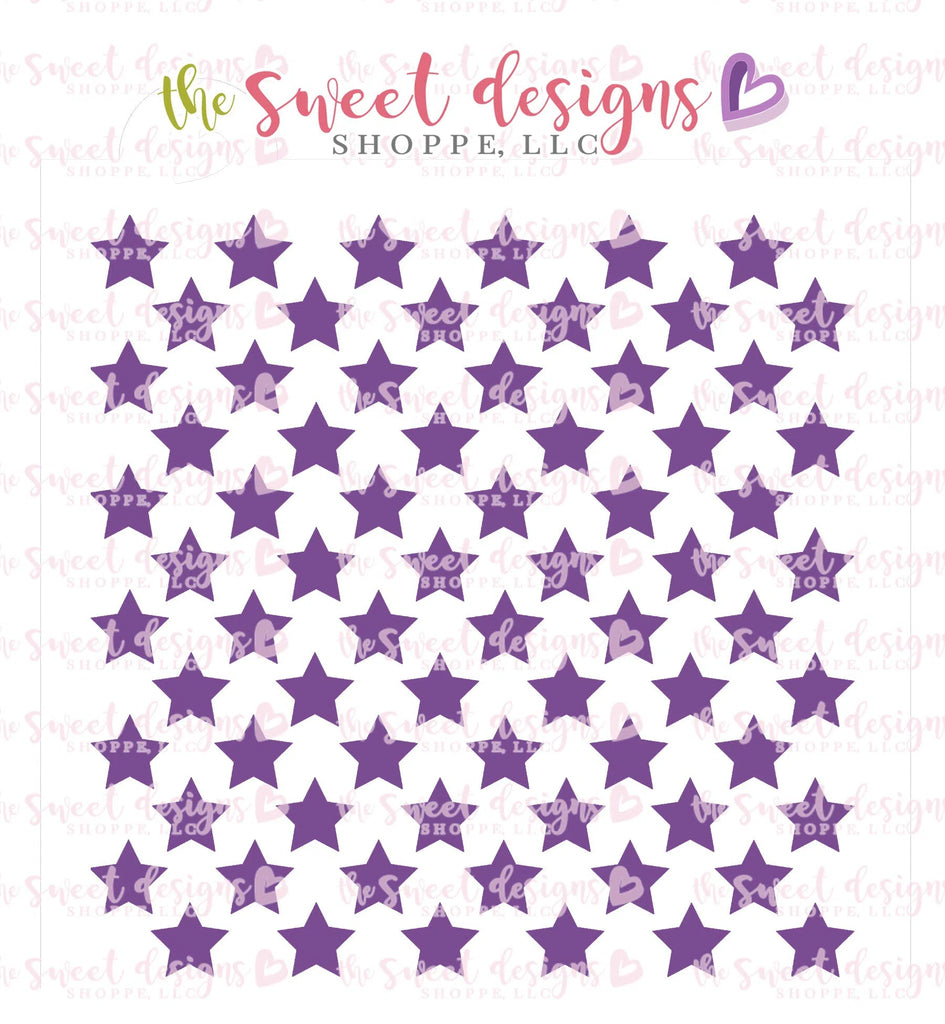 Stencils - Stars Stencil - Sweet Designs Shoppe - Regular 5-1/2" x 5-1/2 (Wording Size 4-3/4" Tall x 4-3/4" Wide) - 4th, 4th July, 4th of July, ALL, Basic Shapes, Clearance, fourth of July, Independence, Patriotic, pattern, patterns, Promocode, school, Star, stars, Stencil, USA