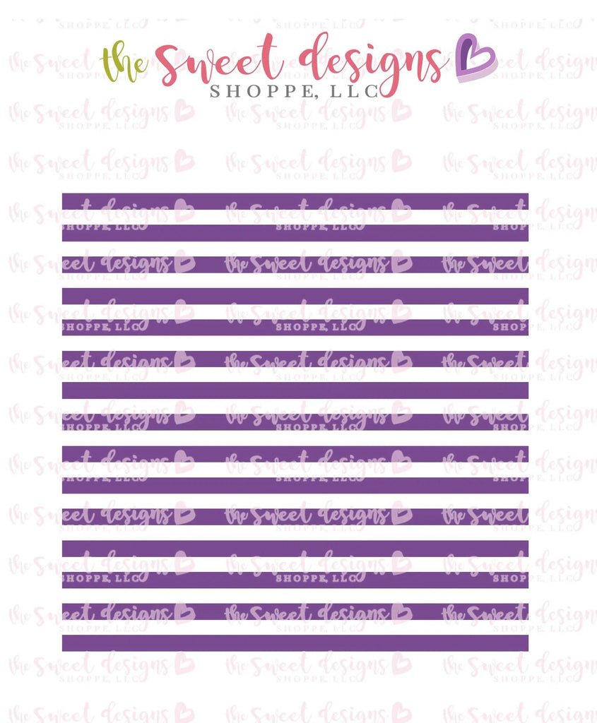 Stencils - Stripes #1 Stencil - The Sweet Designs Shoppe - Regular 5-1/2" x 5-1/2 - ALL, Basic Shapes, Clearance, lines, patterns, Promocode, Stencil, stripes