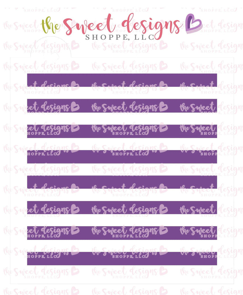 Stencils - Stripes #2 Stencil - The Sweet Designs Shoppe - Regular 5-1/2" x 5-1/2 - ALL, Basic Shapes, lines, patterns, Promocode, Stencil, stripes