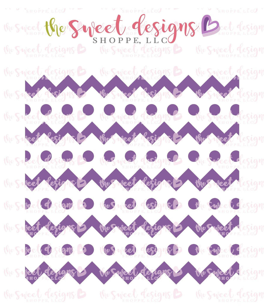 Stencils - Zig Zag Stencils - The Sweet Designs Shoppe - TSDS - - ALL,Easter,Easter / Spring,Fruits and Vegetables,pattern,patterns,Promocode,Spring,Stencil